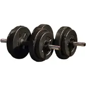 Iron gym - Verstelbare halterset - 15 kg
