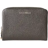 Coccinelle Leren portemonnee C-Me Softy Wallet Fango donkergroen