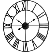 Uni-T Grote aluminium wandklok, 60 cm