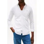 Tommy Hilfiger Slim fit zakelijk overhemd met kentkraag