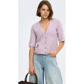 ONLY Gebreid vest 'BOUBLE' lichtlila