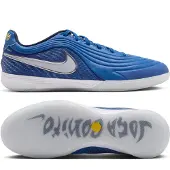 Nike Tiempo Reactgato Joga Bonito Zaalvoetbalschoenen (IN) Blauw Donkerblauw Geel Silver