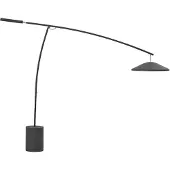 Muuto Contra vloerlamp Antraciet zwart-beton, 188 cm