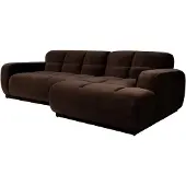 Zuiver Bank Hazel 3,5-Seater Sofa Right Brown