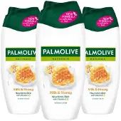 Palmolive 3x Douchecrème Naturals Milk & Honey 250 ml