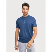 Blue industry De fijngebreide polo |
