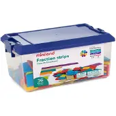 Miniland Fraction Strips Transparant Kinderen