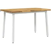 vidaXL Eettafel met levendige rand 120 x 70 x 75 cm