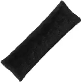 vidaXL Kussen HEERLEN Zwart 40 x 145 cm PV Fleece