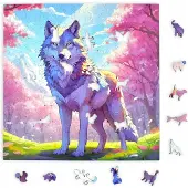 Mruu&Pruu Houten puzzel "Wilgje" XL - 150 stukjes - 25x25cm