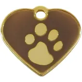 Imarc Heart 2.5x2 Cm Naamplaatje Voor Huisdieren