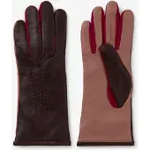Sissy-Boy Donkerrode Leren Handschoenen | Maat: M-L