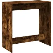 vidaXL Bartafel, gerookt eikenfineer, 102x50x103,5 cm, houtvezelplaat