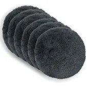 vidaXL Kussen 2 st HEERLEN Antraciet Ø 30 cm PV Fleece