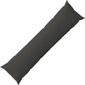 vidaXL Kussensloop HEERLEN Donkergrijs 40 x 145 cm Stof