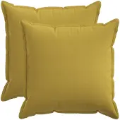 vidaXL Kussensloop 2 st HOUTEN Lichtgroen 55 x 55 cm Faux Linnen
