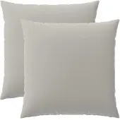 vidaXL Kussensloop 2 st HEERLEN Grijs 80 x 80 cm Polyester