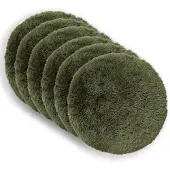 vidaXL Kussen 6 st HEERLEN Groen Ø 50 cm PV Fleece
