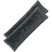 vidaXL Kussen 2 st HEERLEN Antraciet 40 x 145 cm PV Fleece
