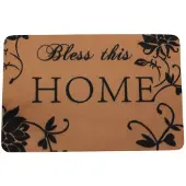 Hile Woonmat Deurmat 60x40cm Antislip Tekst 'Bless this HOME'