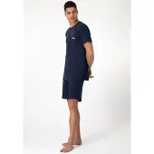 FILA Pyjama kort marine / rood / wit