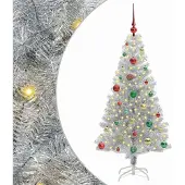 vidaXL Kerstboom Zilver 150 cm PET