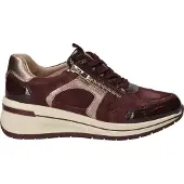 Caprice Sneakers laag rose-goud / bordeaux
