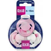 Lovi Dynamische Speen PRIME Tutti Frutti 6-18m 3 stuks Peony Pink