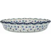 Bunzlau Castle Ovenschaal Spring Hill Pie Dish Wide Edge 26 cm