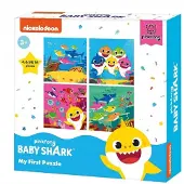 Nickelodeon Baby Shark Puzzel 4-in-1 - Eerste Puzzels voor Kinderen