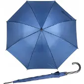 Doppler Primo Lange Automatische Paraplu Dames - Stevig Staal, Marineblauw