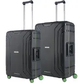 Carryon Steward Kofferset 2-delig - M+L Koffer met vaste sloten - Grijs