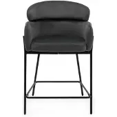 Design@Home Luxe Grijze Velours Hoker 'Bolzano' - Comfortabel & Stijlvol