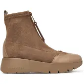 Hispanitas Dames Leren Montana-laarsjes beige (40), Leer, 3 tot 5 cm, Ritssluiting, Casual, Taupe HI265104