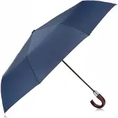 Ochnik Heren Paraplu Automatisch Navy Blauw - Opvouwbaar