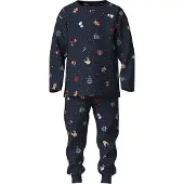 Name it Nachtkledij 'NMNVISMAS' marine / pueblo / donkerrood / wit