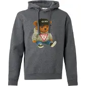 GUESS Teddy Bear Melange Hoodie