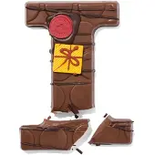 HEMA Handgedecoreerde Chocoladeletter Melk I 180g