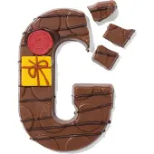 HEMA Handgedecoreerde Chocoladeletter Melk G 180g