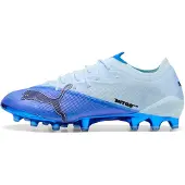 Puma ULTRA NITRO 7 ULTIMATE AG voetbalschoenen, Blauw/Zwart, Maat 40