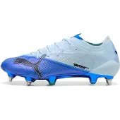 Puma Ultra Nitro 7 Ultimate IJzeren-Nop Voetbalschoenen (SG) Lichtblauw Blauw Lime