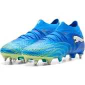 Puma Future 9 Ultimate IJzeren-Nop Voetbalschoenen (SG) Blauw Luminous Blue Lime