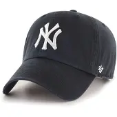 47 Brand MLB New York Yankees Clean Up Cap, black
