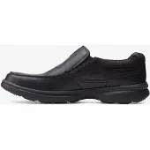 Clarks Bradley Vrije Zwarte Tumbled Leren Schoenen
