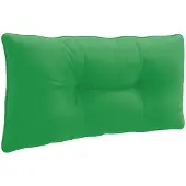 vidaXL Rugkussen PUTTEN 100% Polyester Groen 80 x 40 x 10 cm
