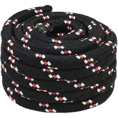 vidaXL Multifunctioneel touw 50 mm 25 m Zwart en Rood PP