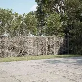vidaXL Gabion met 5 mm Draad en 5x5 cm Gaas 1000x50x100 cm