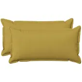 vidaXL Kussensloop 2 st HOUTEN Lichtgroen 40 x 80 cm Faux Linnen