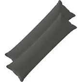 vidaXL Kussensloop 2 st HOUTEN Antraciet 40 x 145 cm Polyester