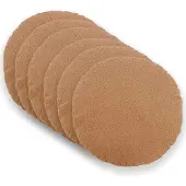 vidaXL Kussensloop 6 st HEERLEN Beige Diam. 50 cm Bouclé